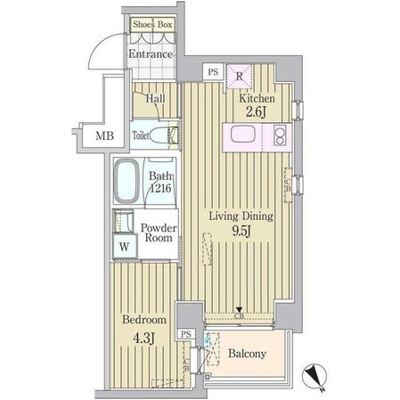 ガーデン原宿の物件間取画像
